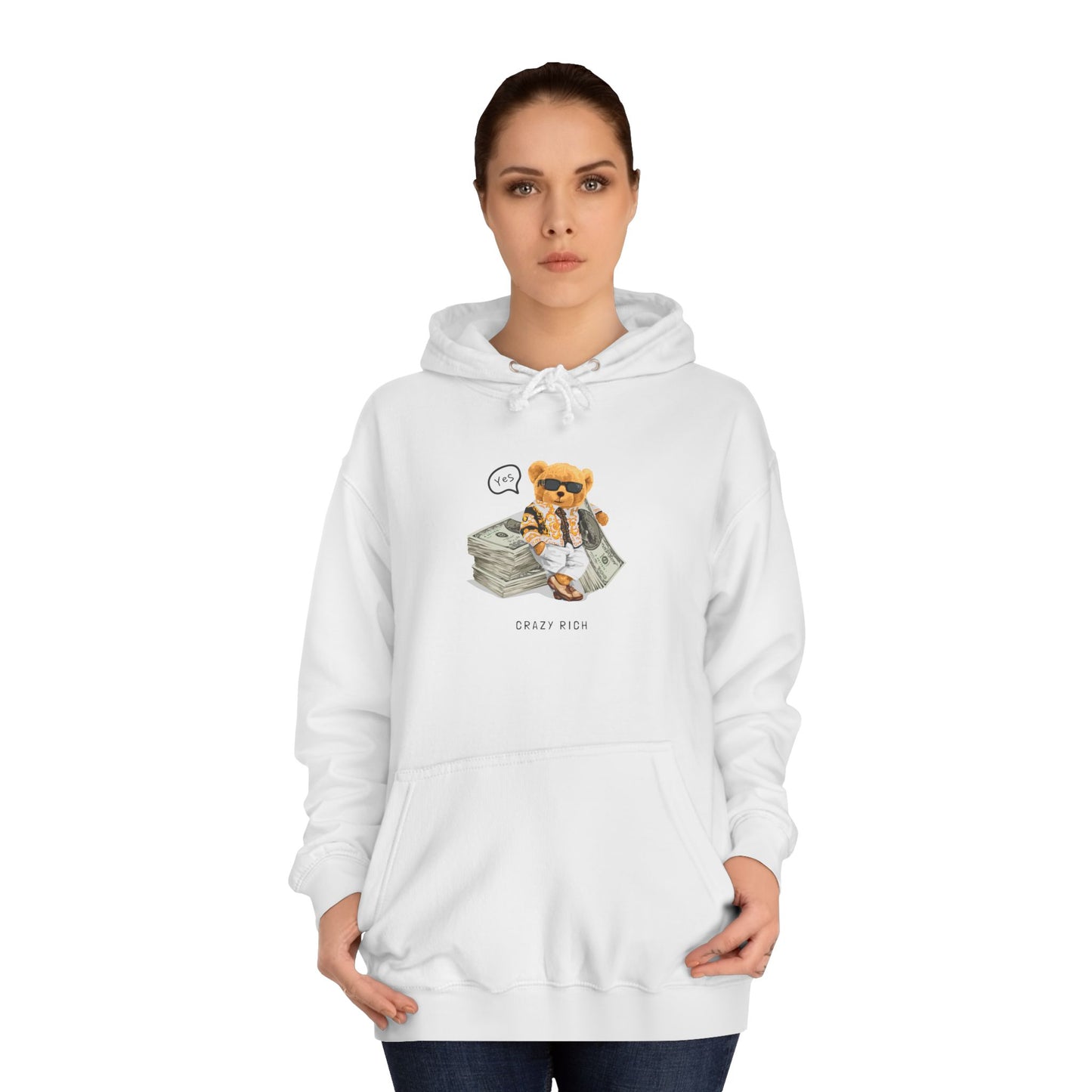 Unisex College Hoodie (Crazy Rich)