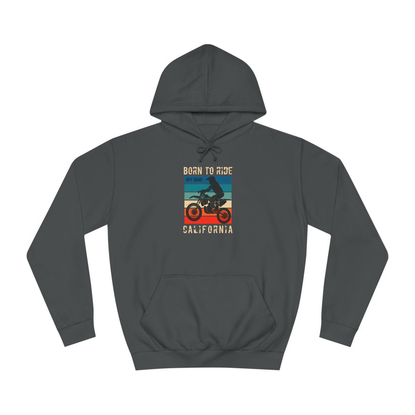 Unisex College Hoodie (Born to Ride)