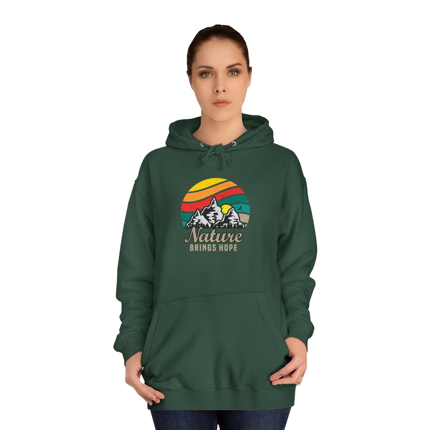 Unisex College Hoodie (Nature Brings Hope)