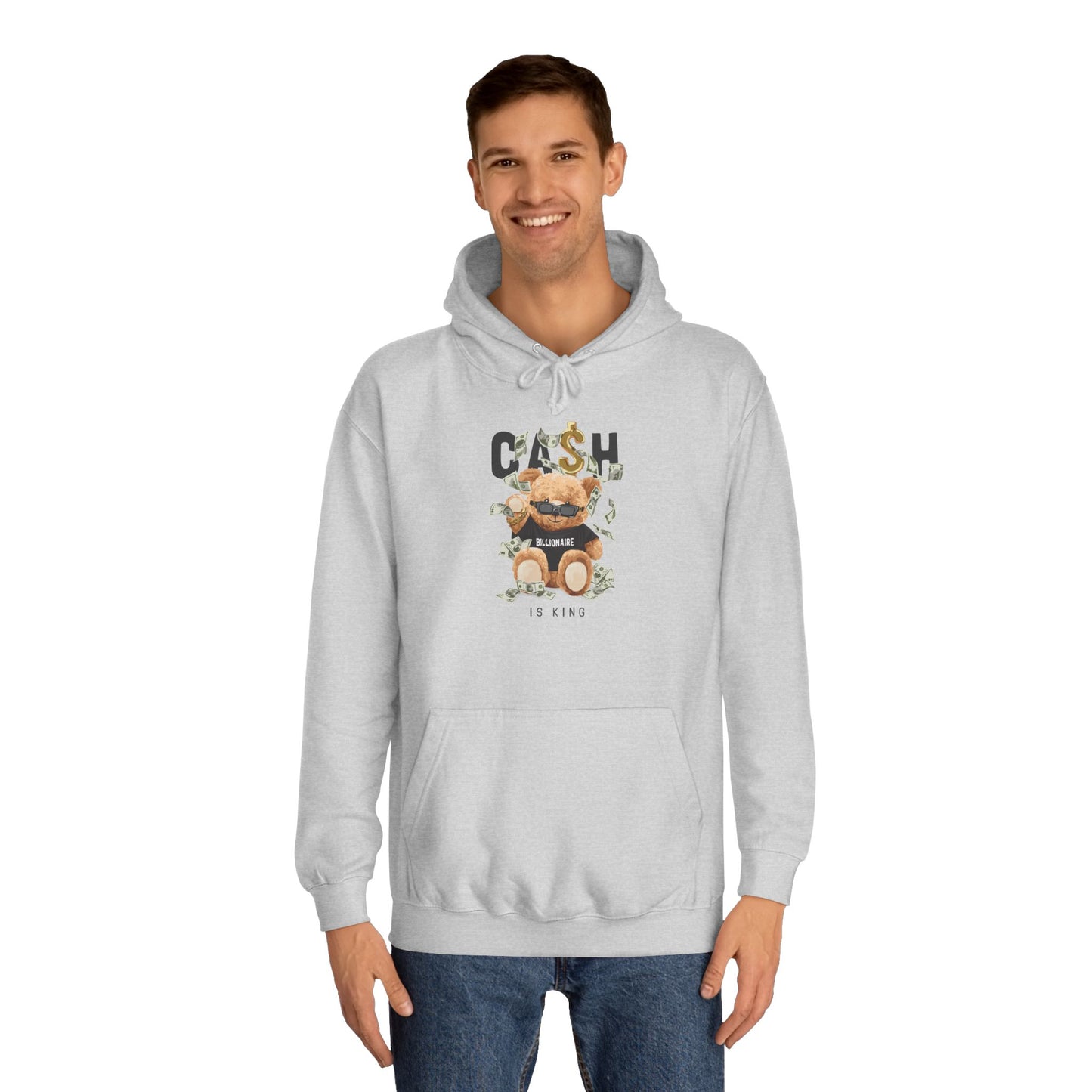 Unisex College Hoodie (Cash Is King)