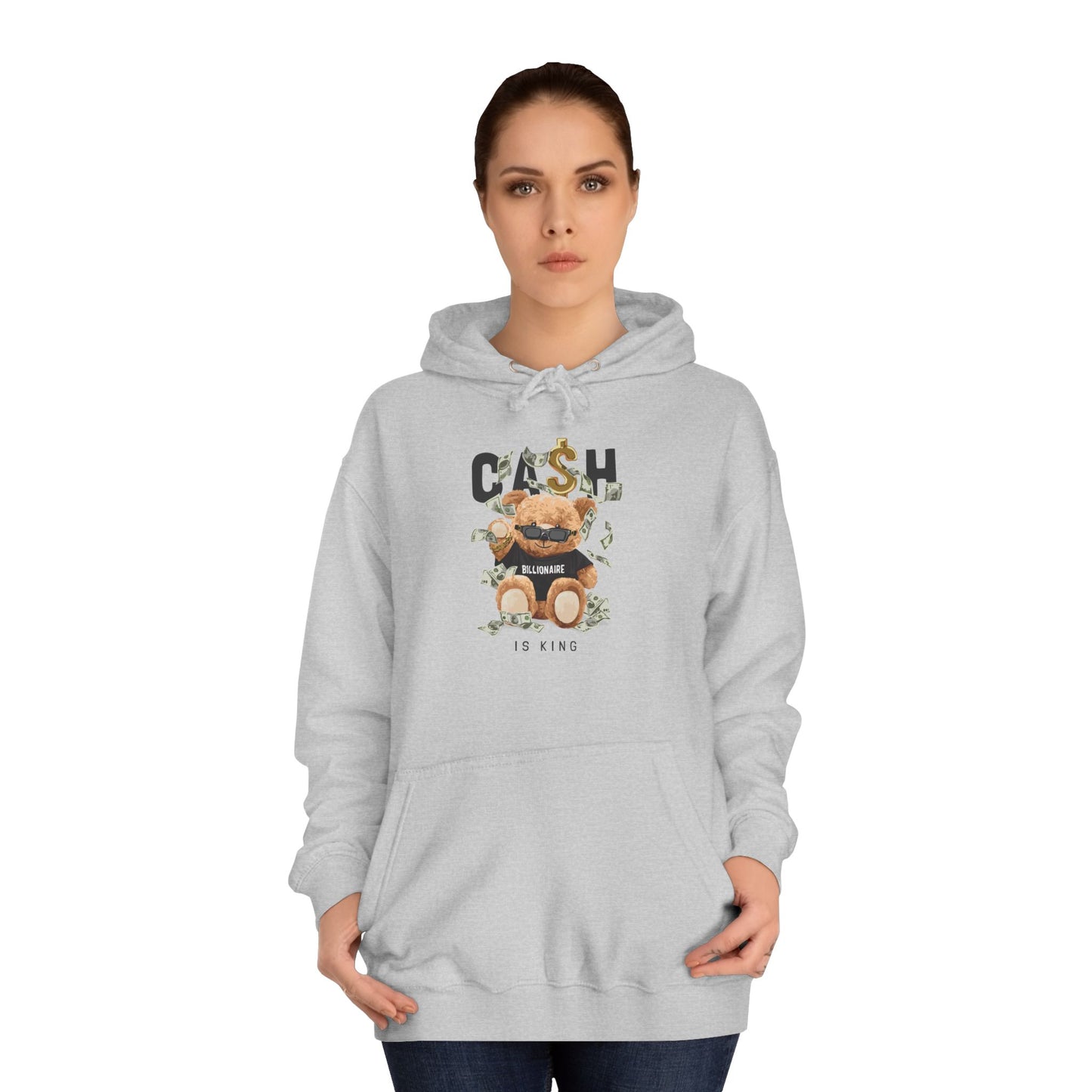 Unisex College Hoodie (Cash Is King)