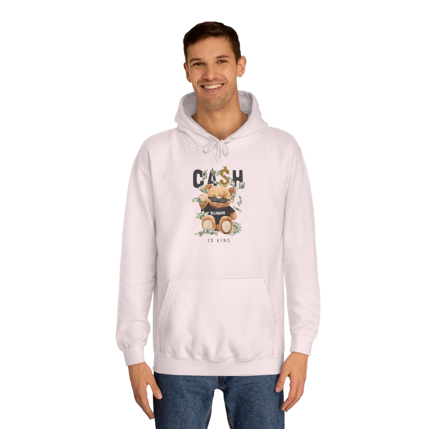 Unisex College Hoodie (Cash Is King)