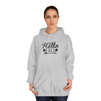 Unisex College Hoodie (Hello Fall)