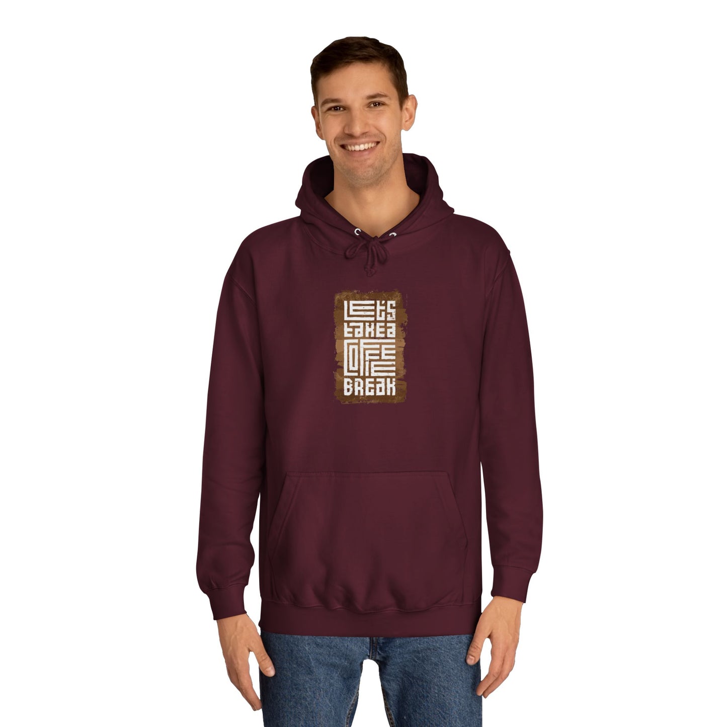 Unisex College Hoodie (Coffee Break)