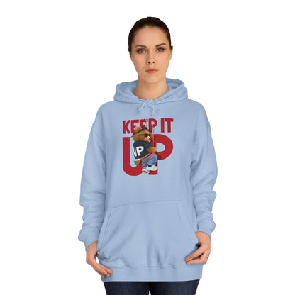 Unisex College Hoodie (Keep It Up)