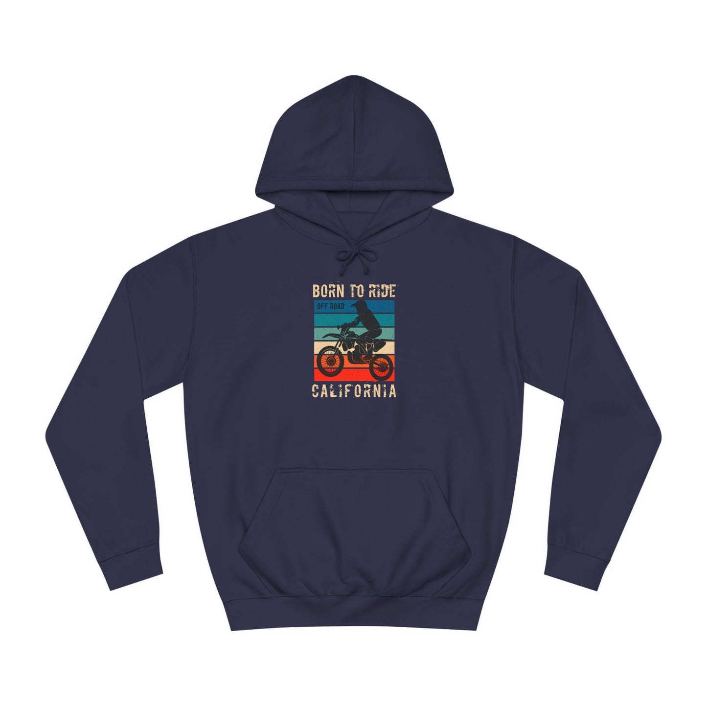 Unisex College Hoodie (Born to Ride)