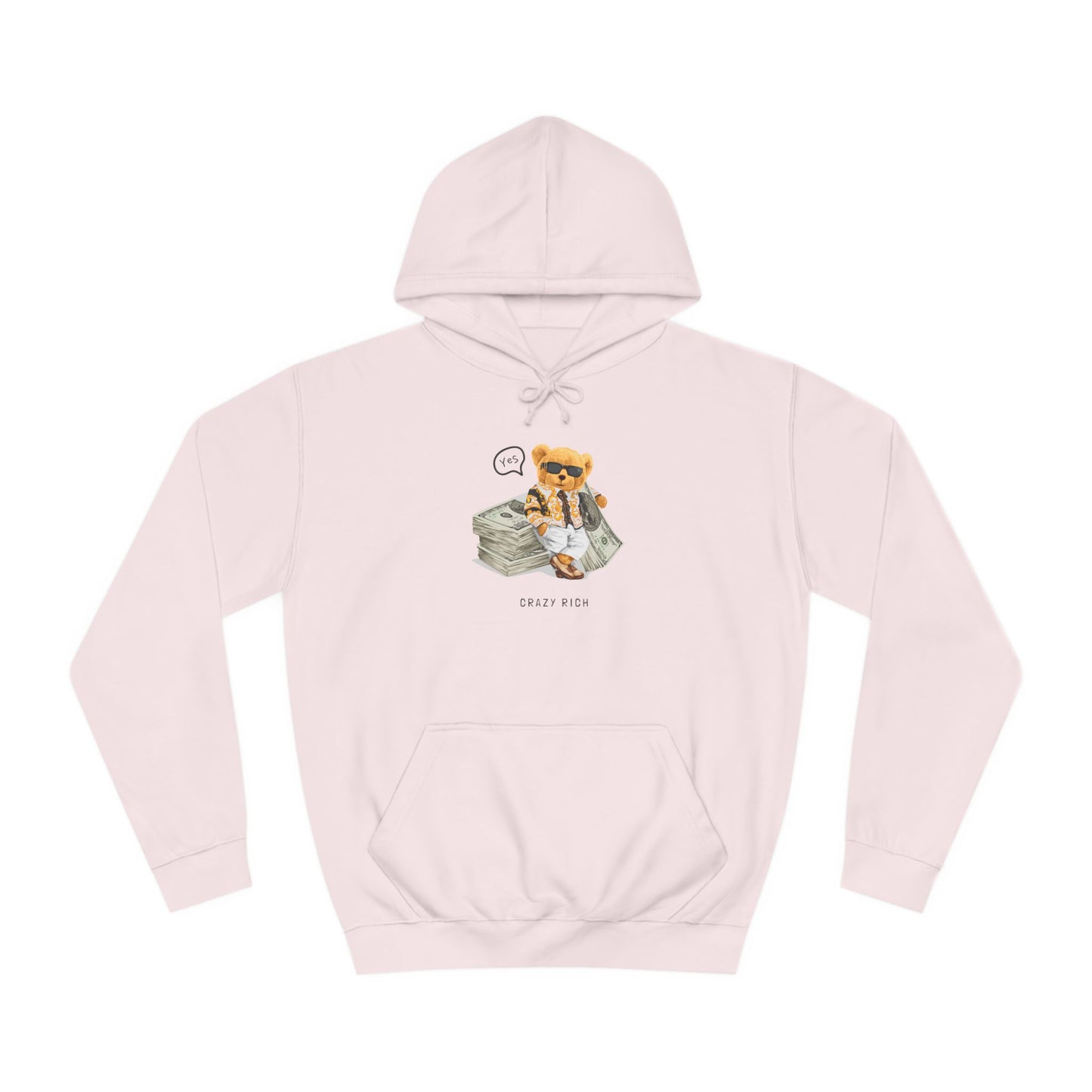 Unisex College Hoodie (Crazy Rich)