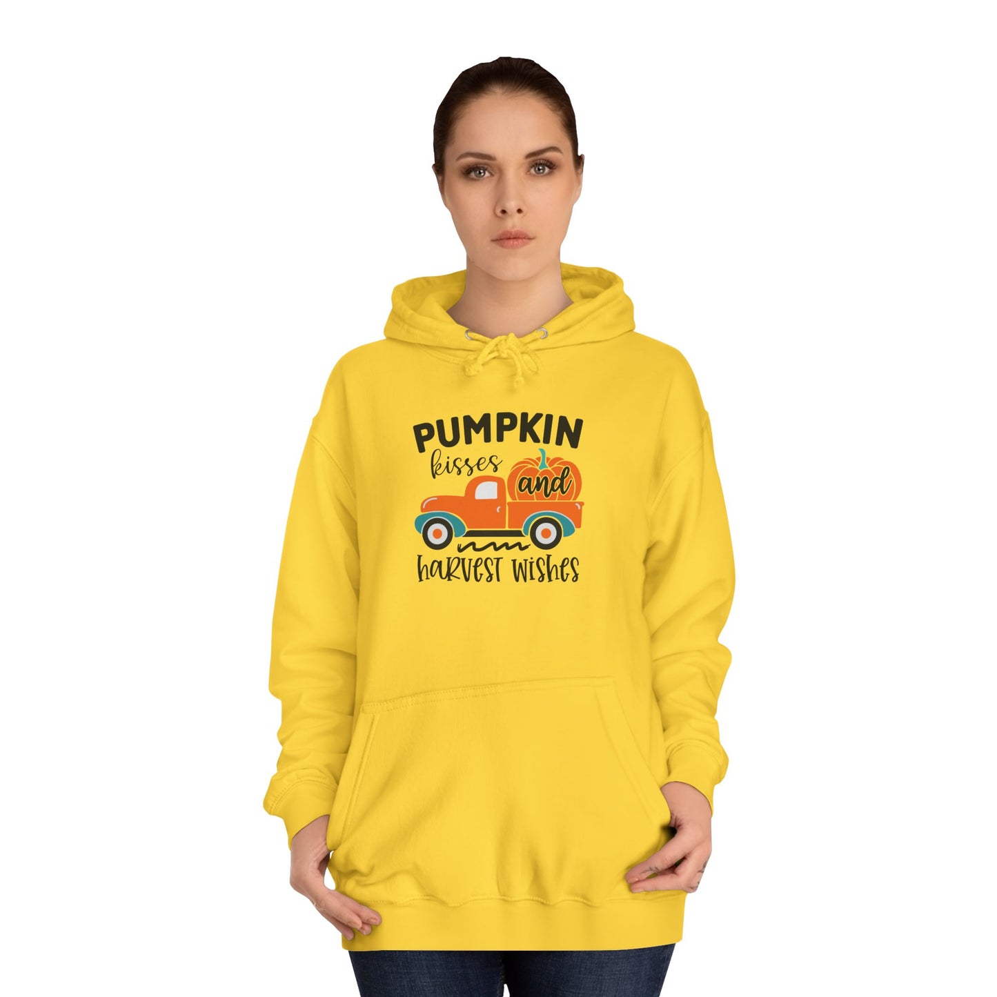 Unisex College Hoodie (Pumpkin)