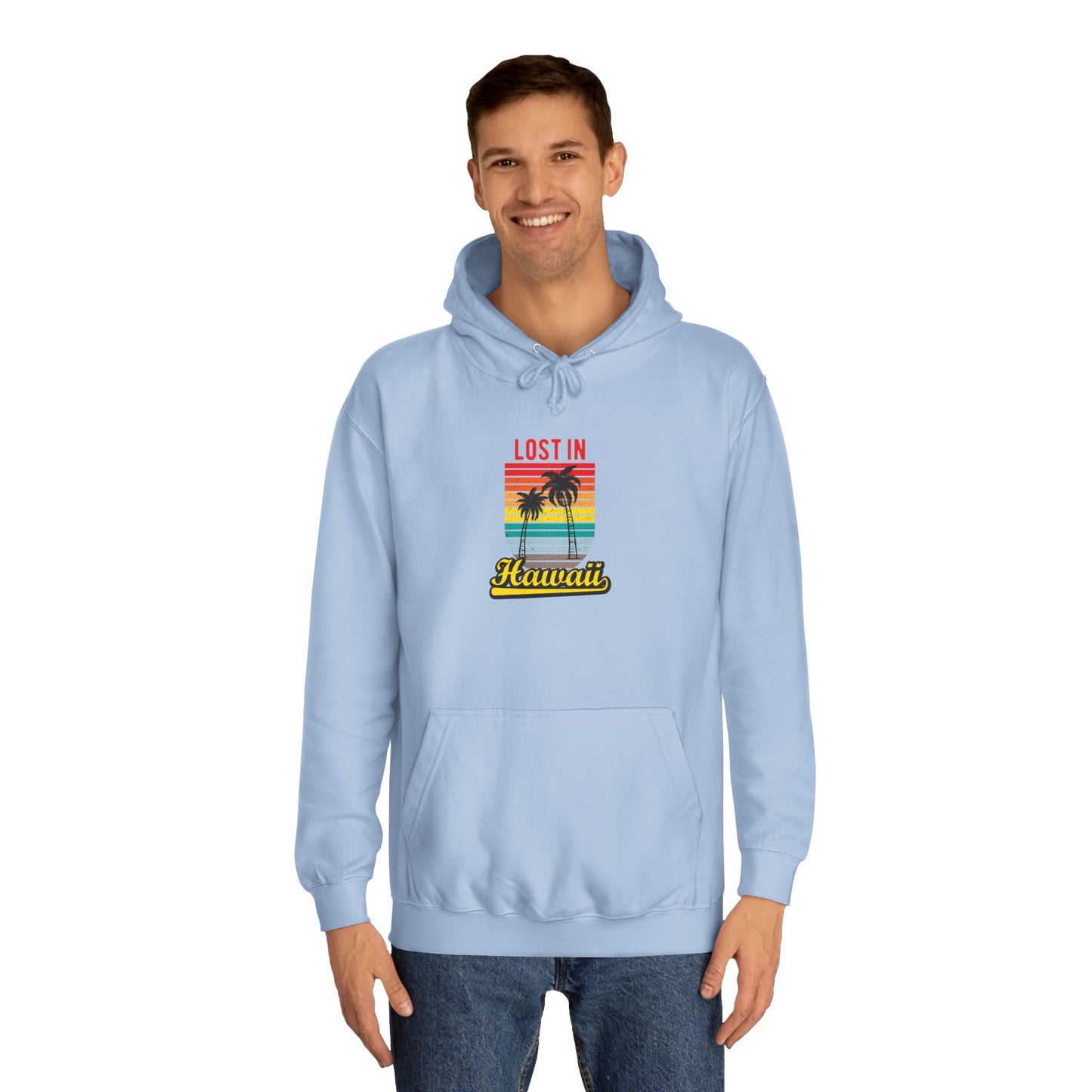 Unisex College Hoodie (Lost In Hawaii)