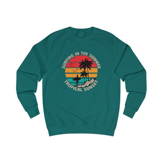 Premium Unisex Sweatshirt (Tropical Sunset)