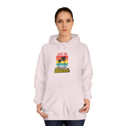 Unisex College Hoodie (Lost In Hawaii)