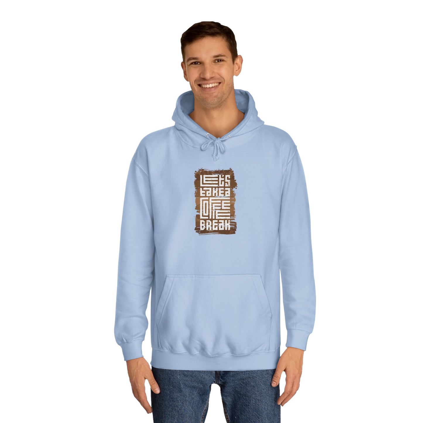 Unisex College Hoodie (Coffee Break)