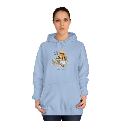 Unisex College Hoodie (Crazy Rich)