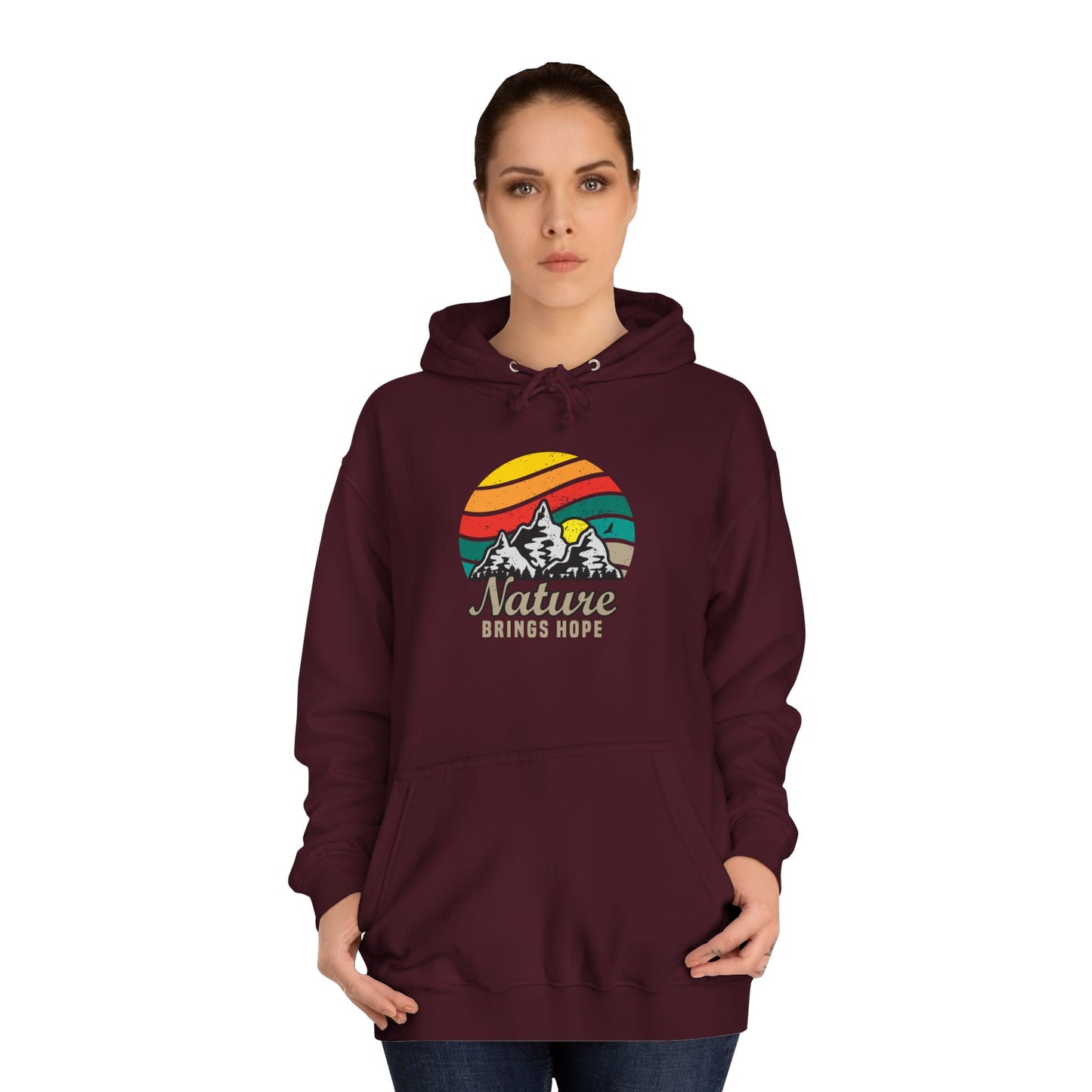 Unisex College Hoodie (Nature Brings Hope)