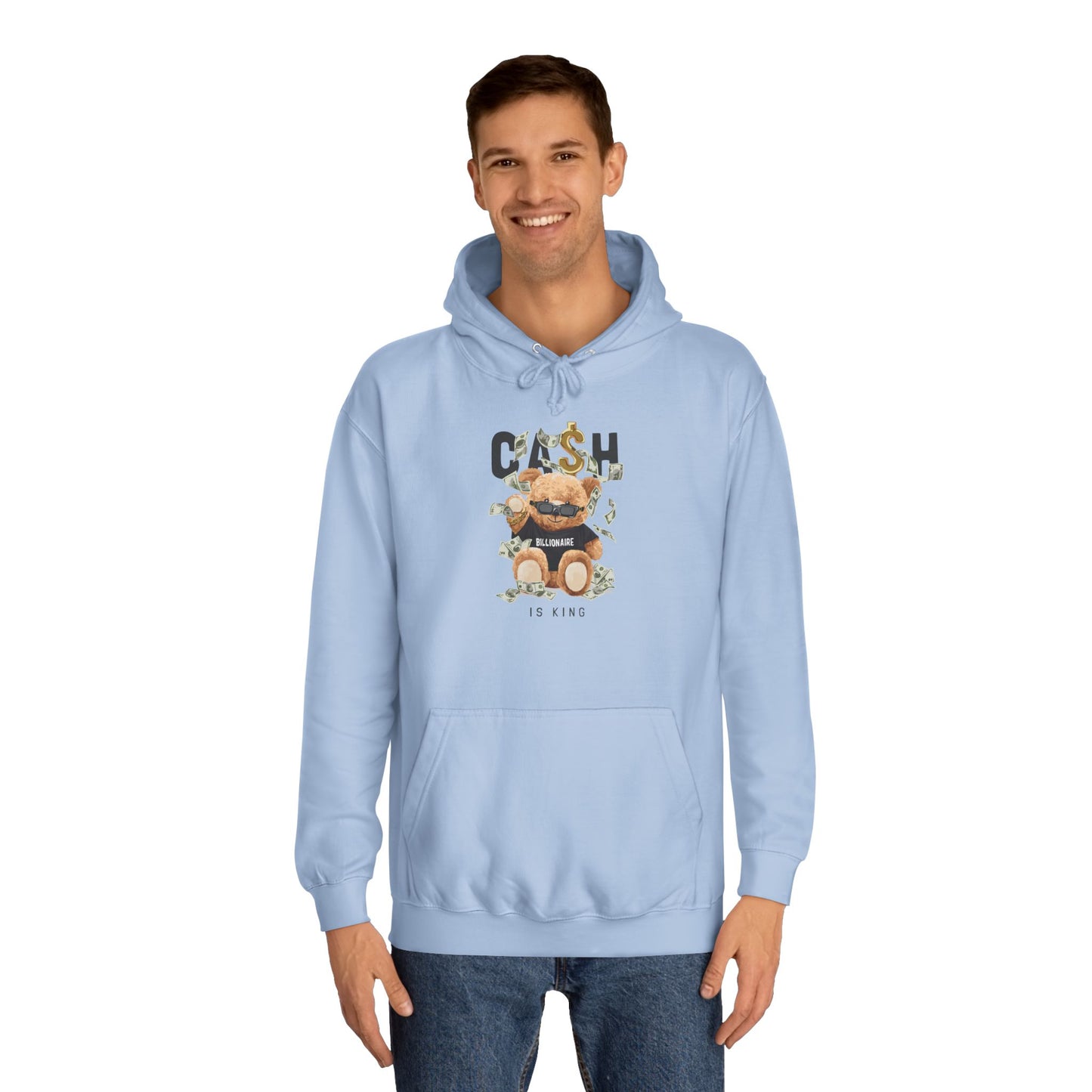 Unisex College Hoodie (Cash Is King)