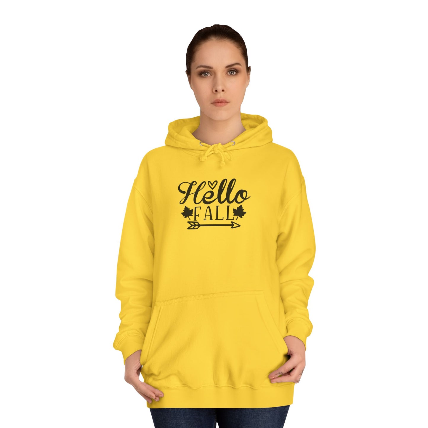 Unisex College Hoodie (Hello Fall)