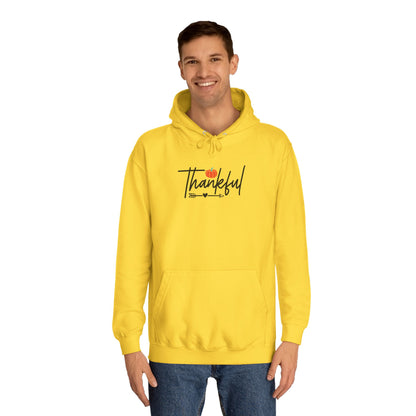 Unisex College Hoodie (Thankful)