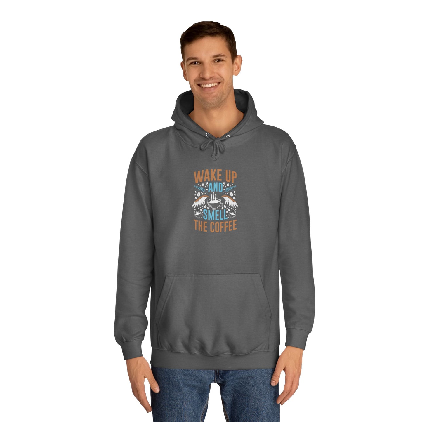 Unisex College Hoodie (Smell Coffee)