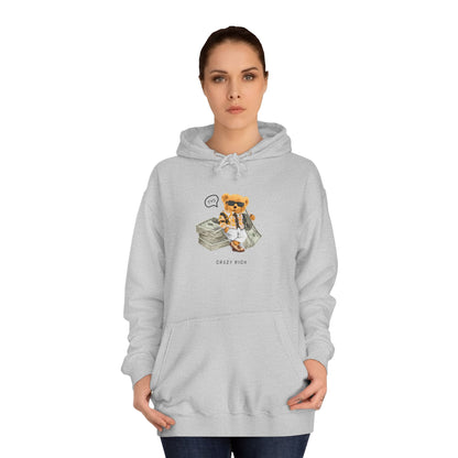 Unisex College Hoodie (Crazy Rich)