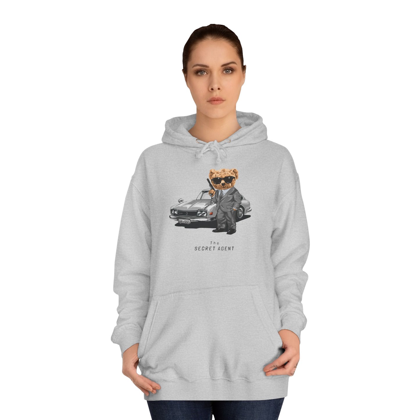 Unisex College Hoodie (Secret Agent)