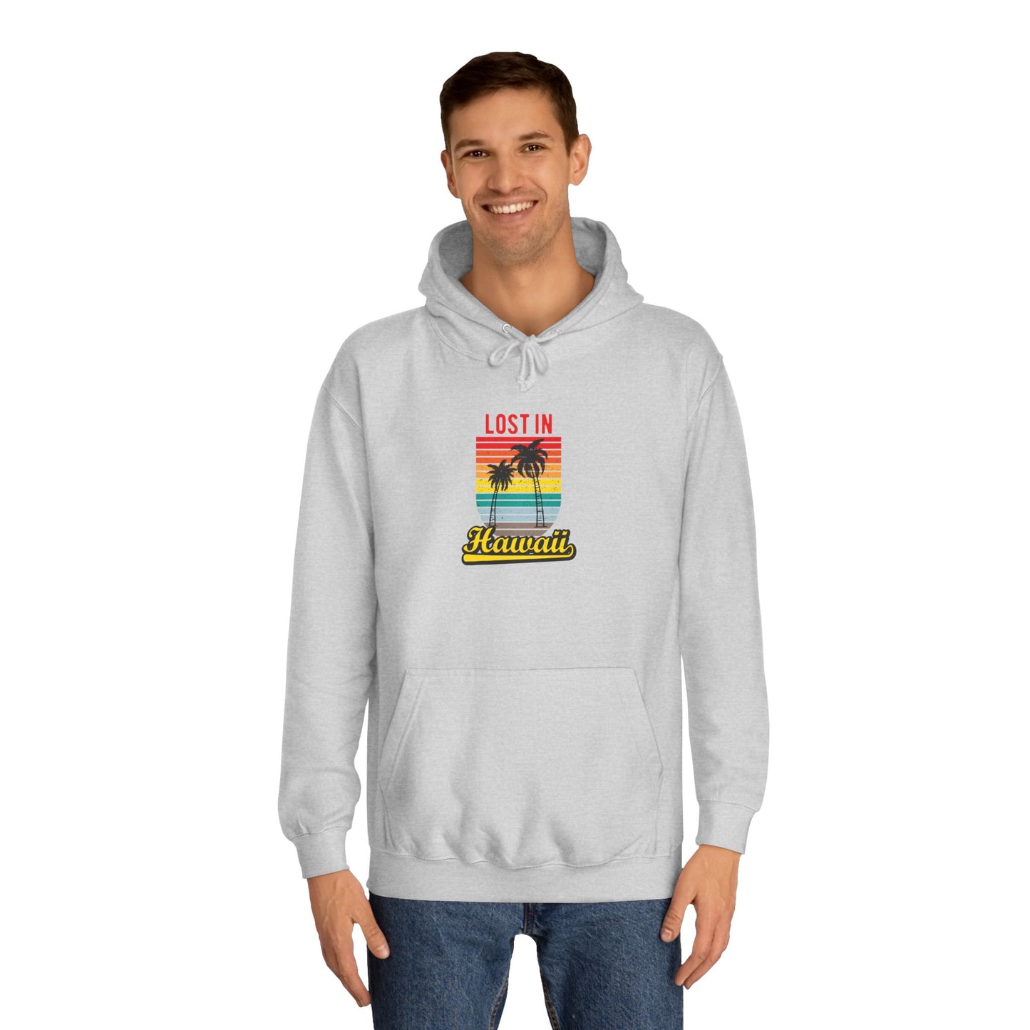 Unisex College Hoodie (Lost In Hawaii)