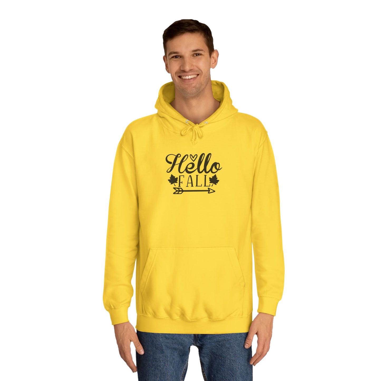 Unisex College Hoodie (Hello Fall)