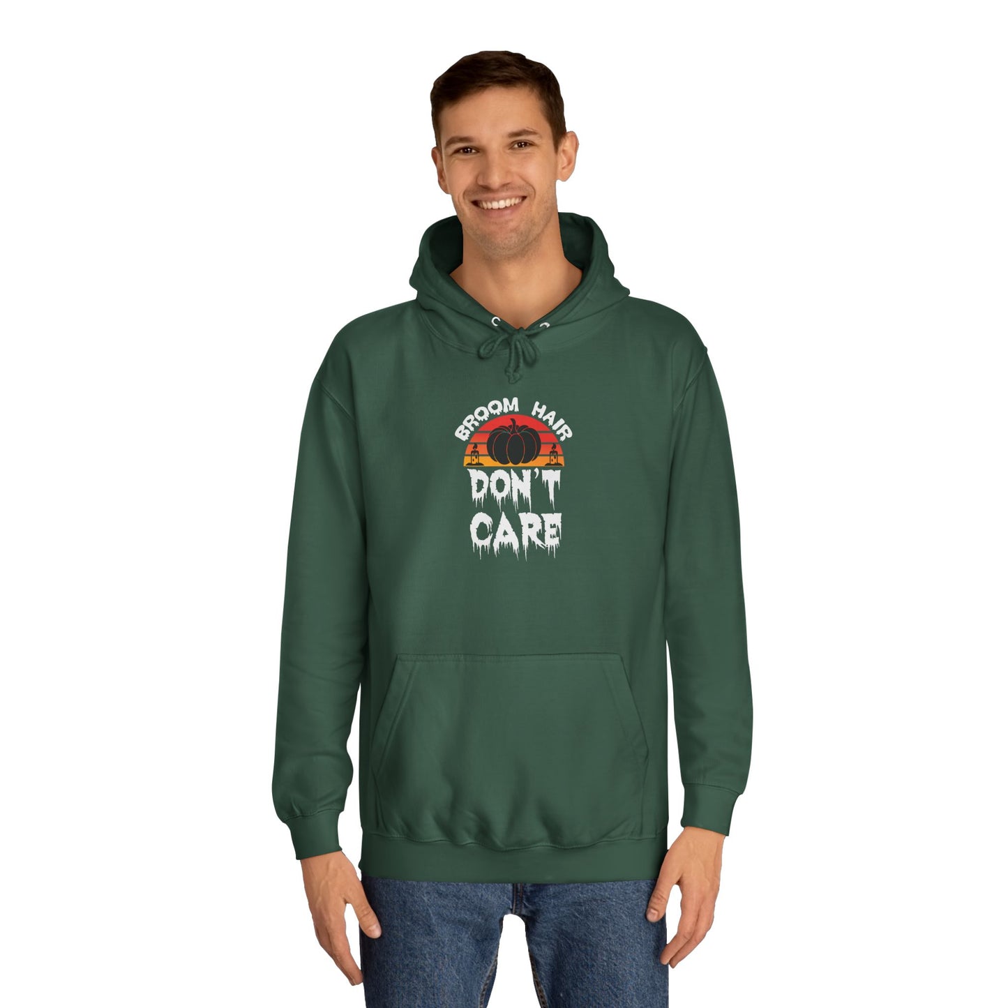 Unisex College Hoodie (Don't Care)