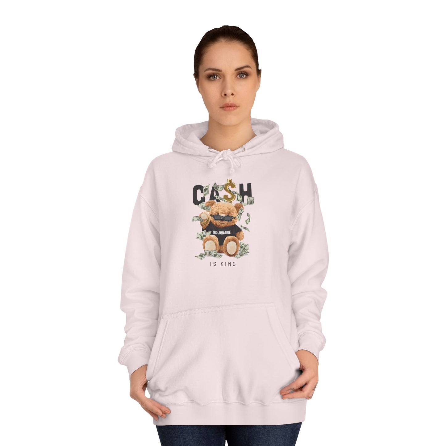 Unisex College Hoodie (Cash Is King)