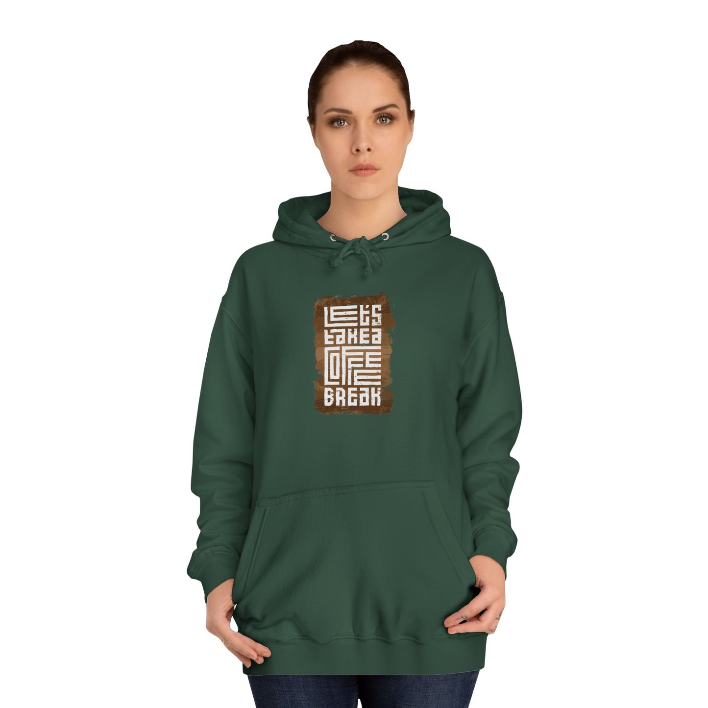 Unisex College Hoodie (Coffee Break)