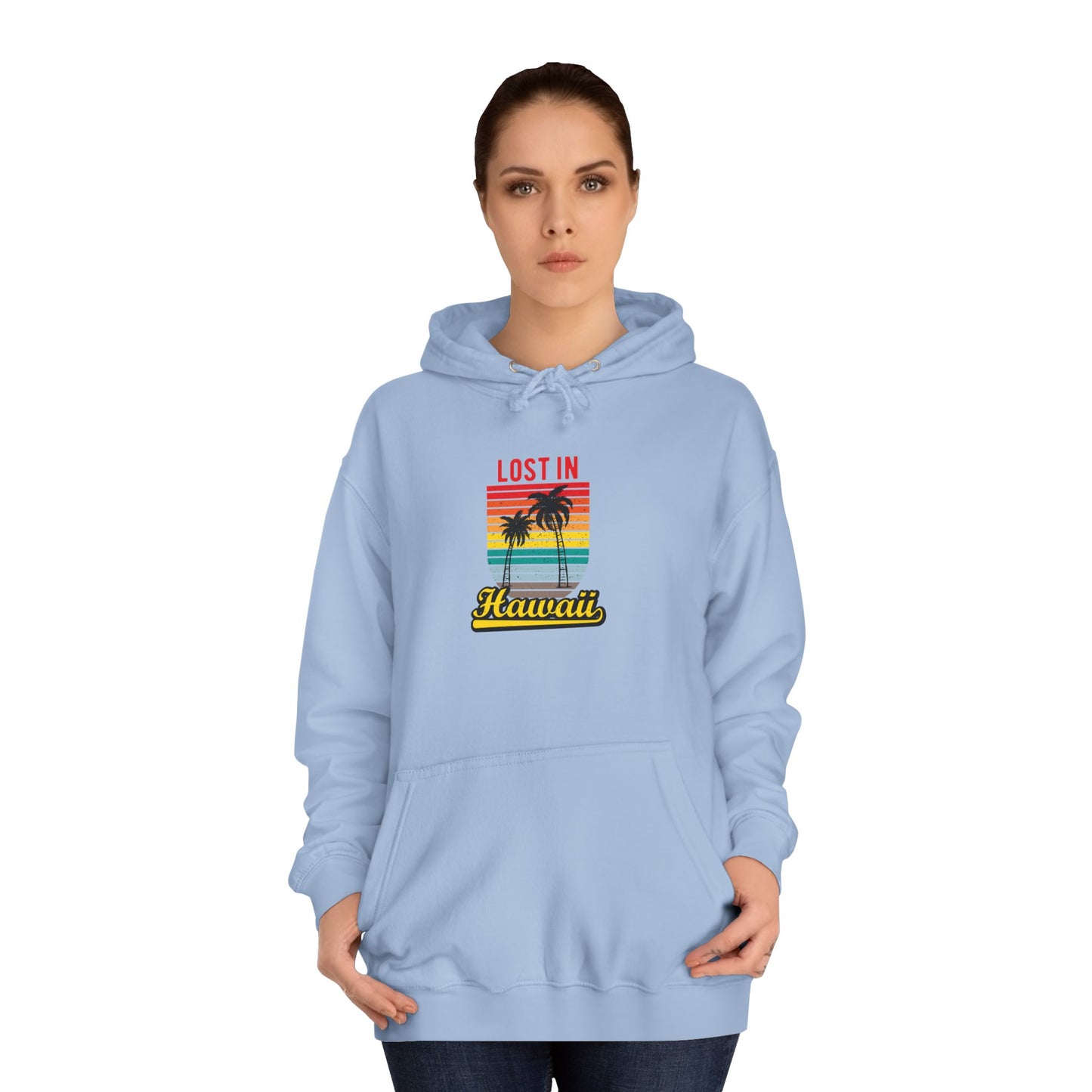 Unisex College Hoodie (Lost In Hawaii)