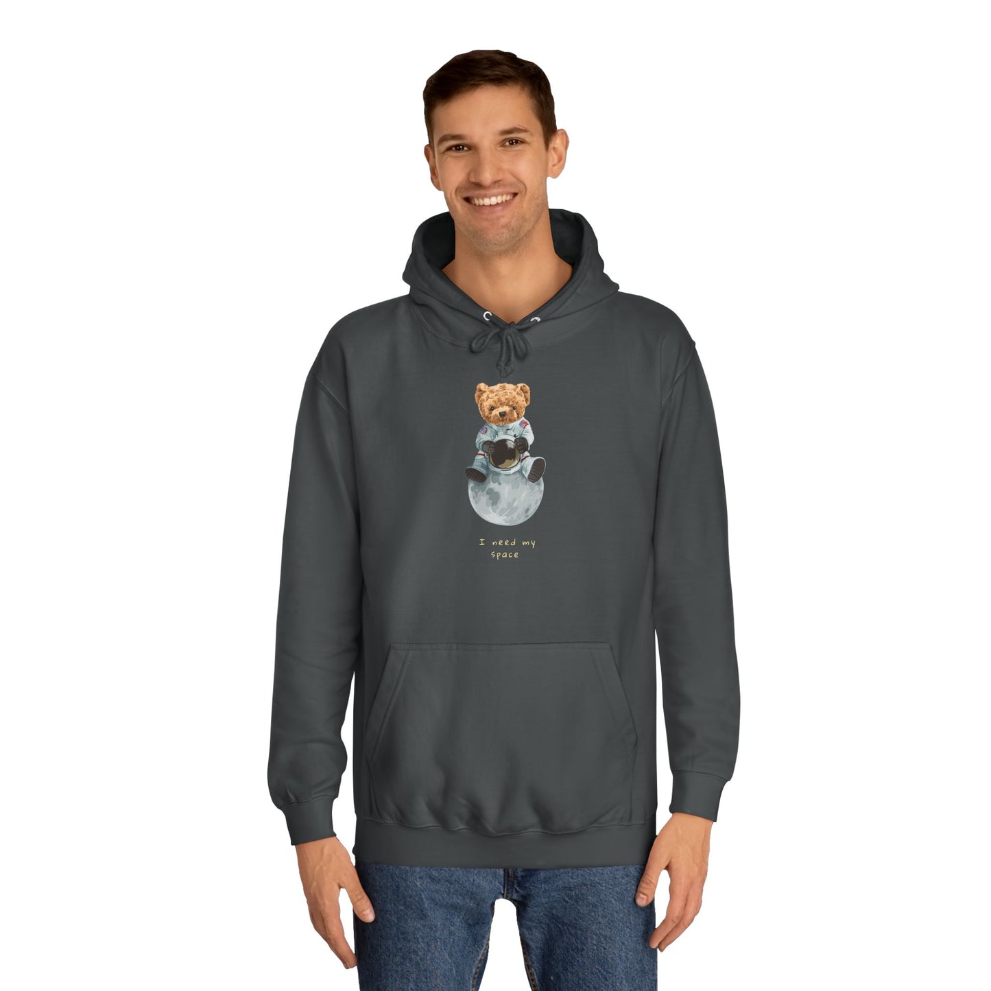 Unisex College Hoodie (I Need My Space)