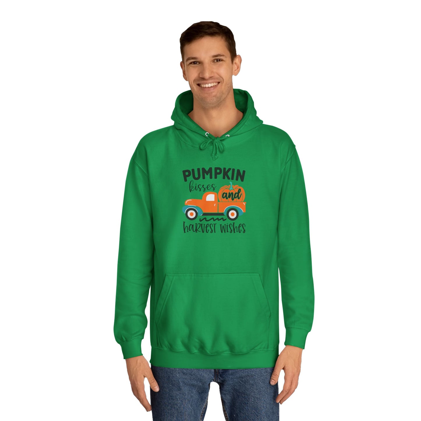 Unisex College Hoodie (Pumpkin)