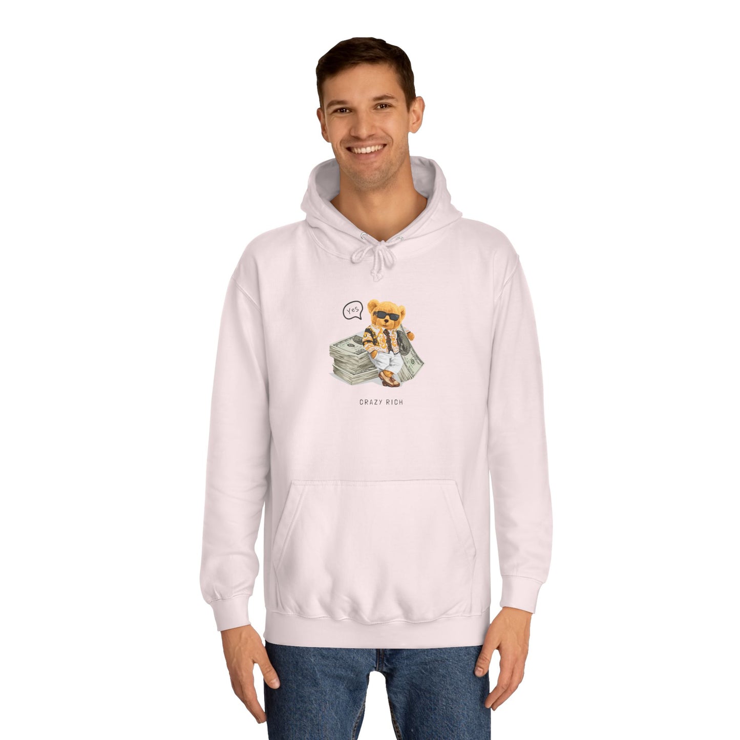 Unisex College Hoodie (Crazy Rich)