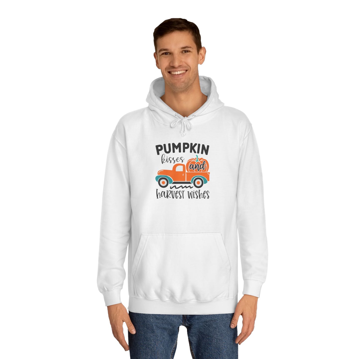 Unisex College Hoodie (Pumpkin)