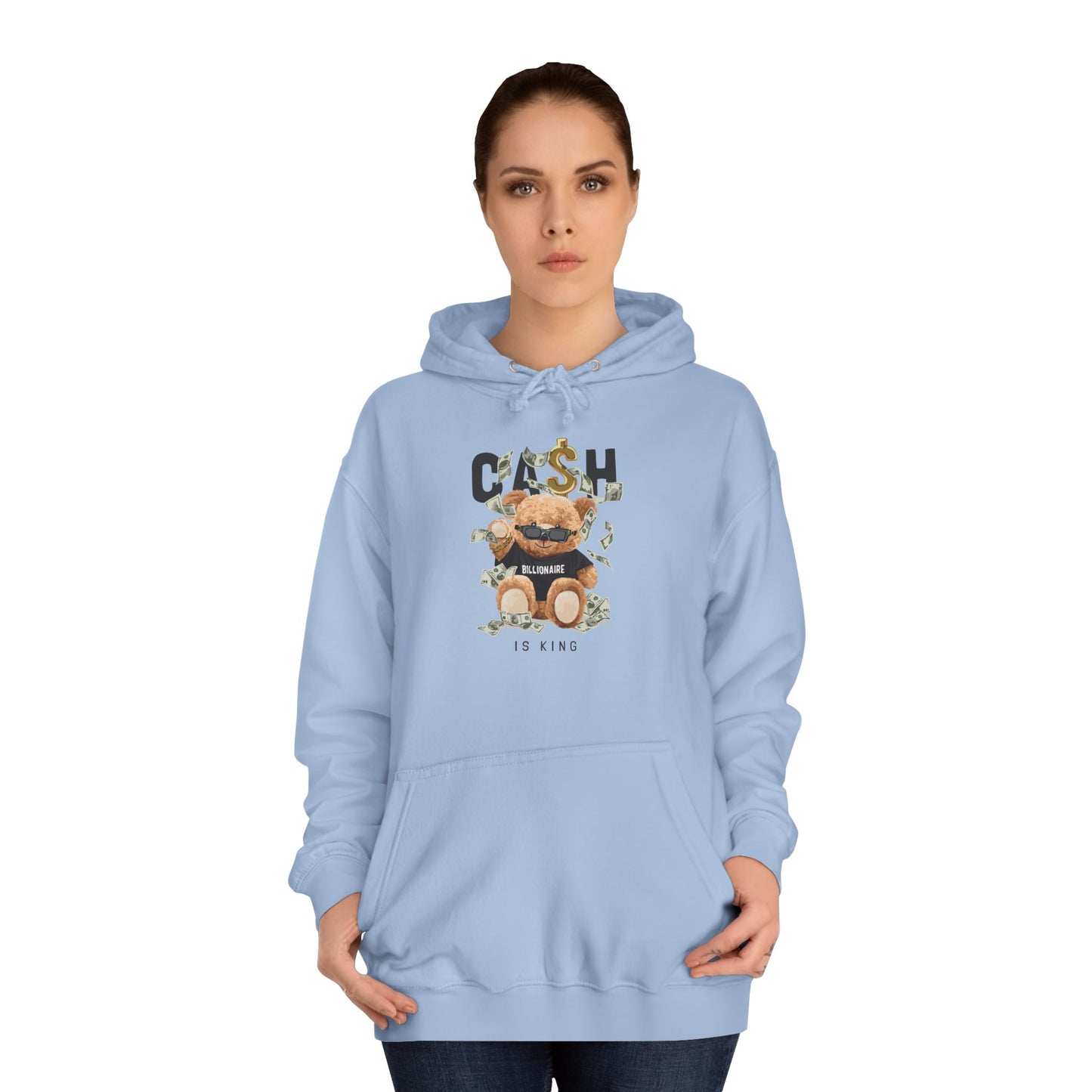 Unisex College Hoodie (Cash Is King)