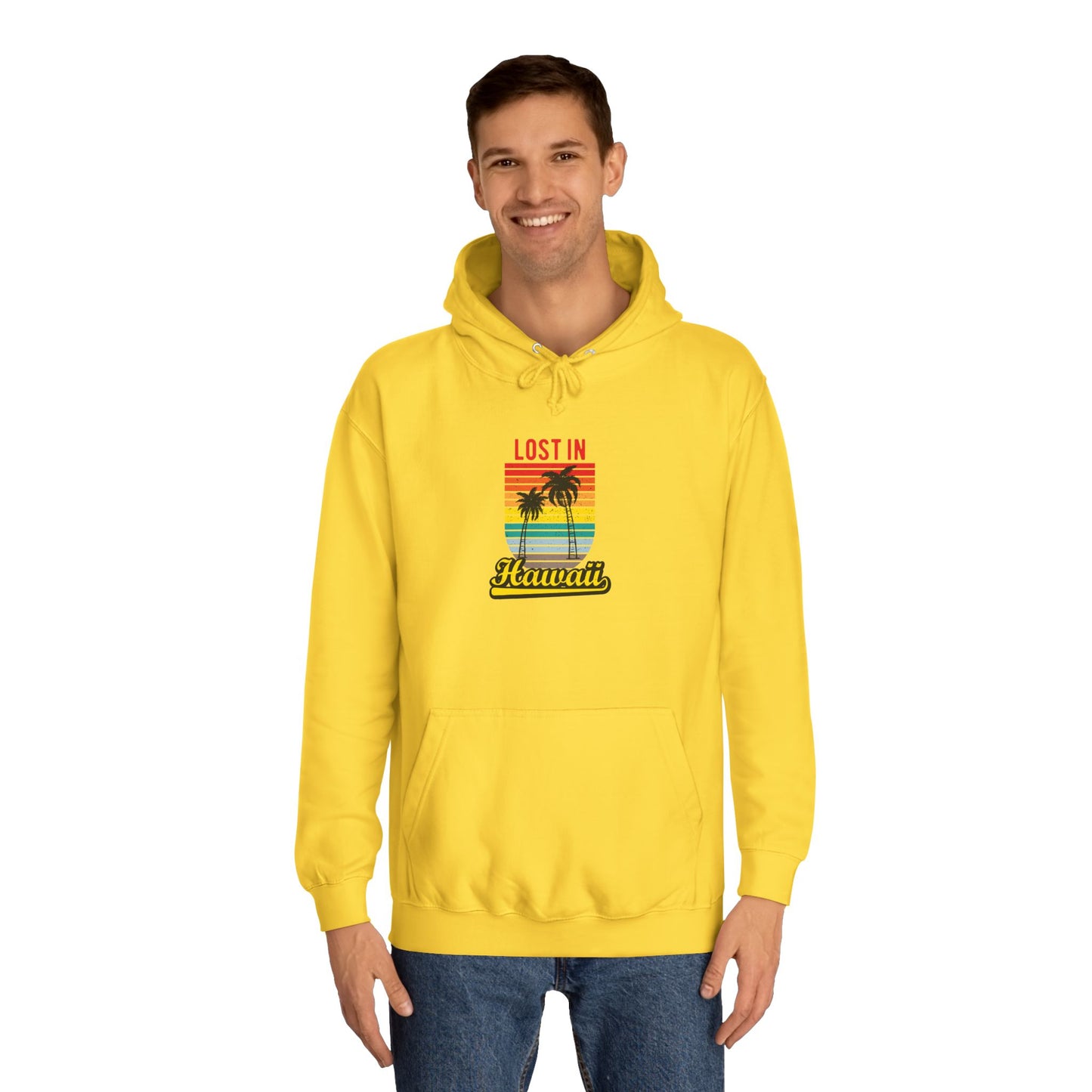 Unisex College Hoodie (Lost In Hawaii)