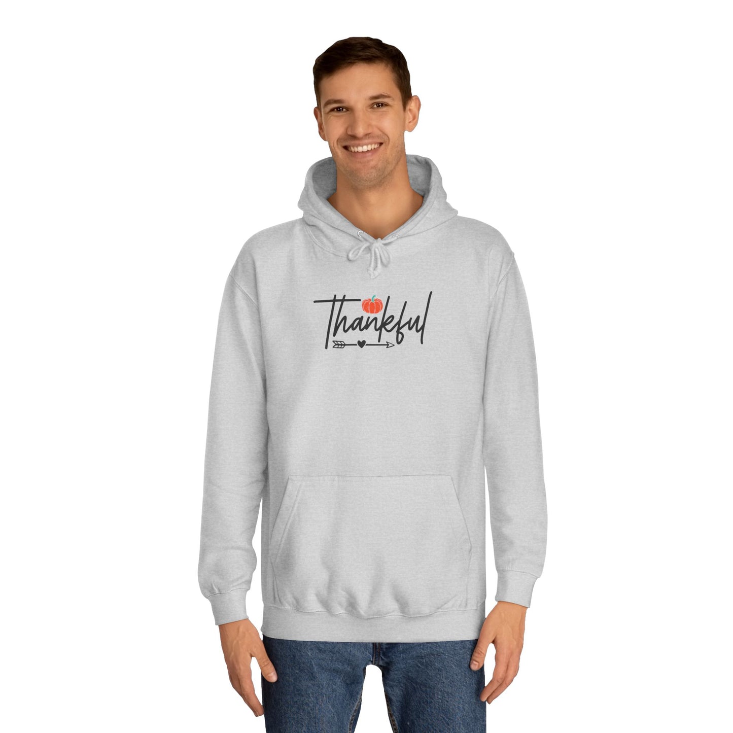 Unisex College Hoodie (Thankful)