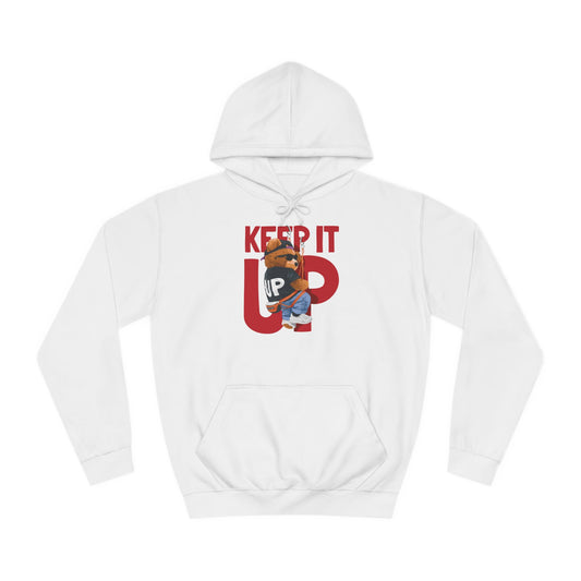 Unisex College Hoodie (Keep It Up)